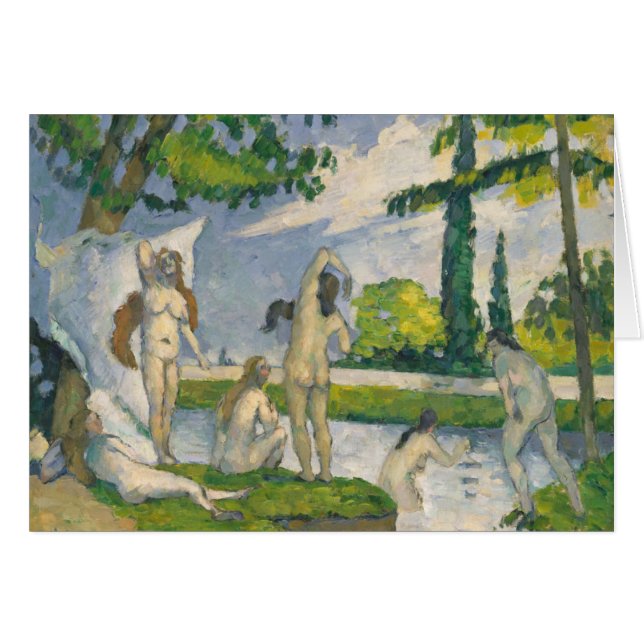 Paul Cezanne| Baden Hälsningskort (Framsidan Horizontal)