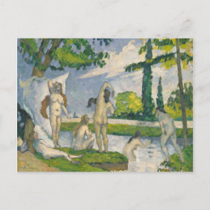 Paul Cezanne Badmödrar Vykort