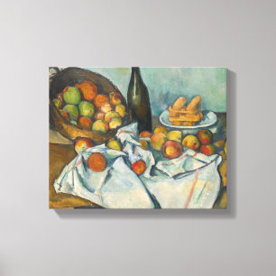 Paul Cezanne - Basket i äpplen Canvastryck