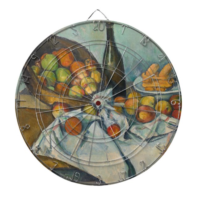 Paul Cezanne - Basket i äpplen Darttavla (Framsidan)