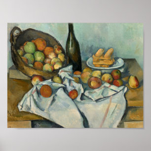 Paul Cezanne - Basket i äpplen Poster