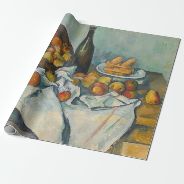 Paul Cezanne - Basket i äpplen Presentpapper (Utrullad)
