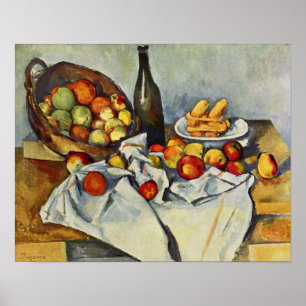 Paul Cezanne - Basket i Apples still Life Print Poster