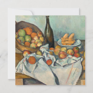 Paul Cezanne - Basketen på äpplen Julkort