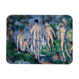 Paul Cezanne - Bathers-gruppen Magnet