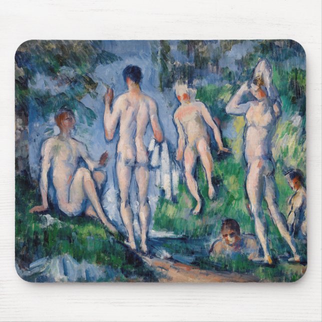 Paul Cezanne - Bathers-gruppen Musmatta (Framsidan)