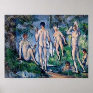 Paul Cezanne - Bathers-gruppen Poster