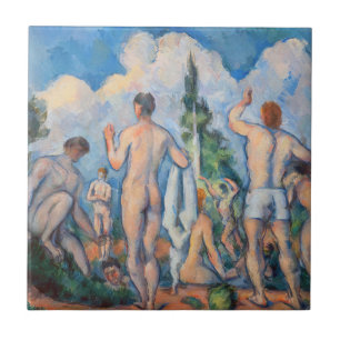 Paul Cezanne - Bathers Kakelplatta