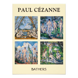 Paul Cezanne - Bathers mästerverk Selection Fototryck