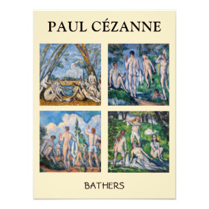 Paul Cezanne - Bathers mästerverk Selection Fototryck