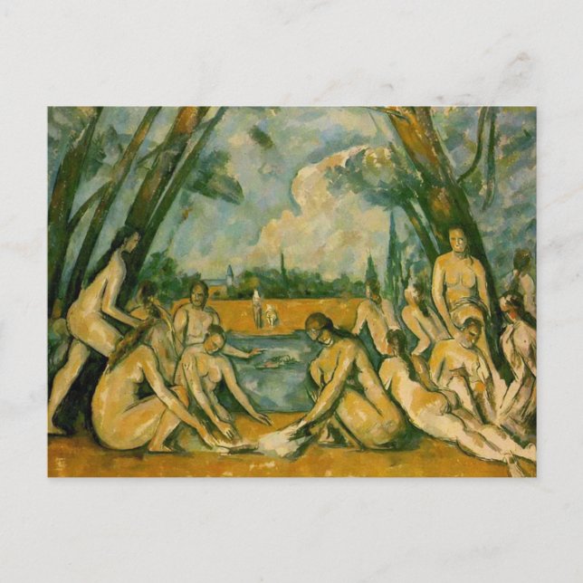 Paul Cezanne - Bathers Vykort (Framsida)