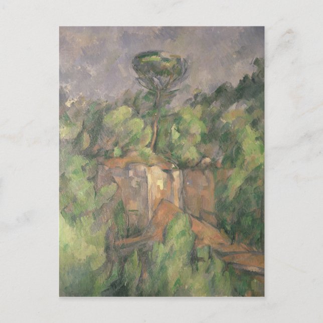 Paul Cezanne | Bibemus Quarry, 1898-1900 Vykort (Framsida)