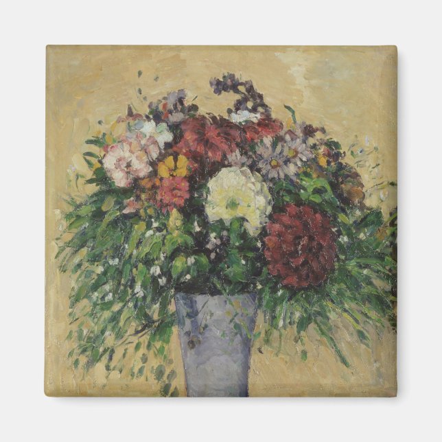 Paul Cezanne | Blommor i Vas, 187 Magnet (Framsidan)