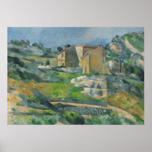 Paul Cezanne Bostäder i Provence: Riaux V Poster