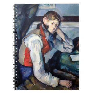 Paul Cezanne - Boy i Red Vest Anteckningsbok