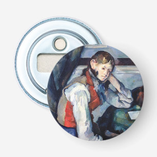 Paul Cezanne - Boy i Red Vest Flasköppnare