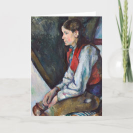 Paul Cezanne - Boy i Red Vest Kort