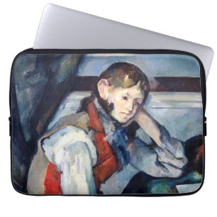 Paul Cezanne - Boy i Red Vest Laptop Fodral