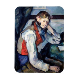 Paul Cezanne - Boy i Red Vest Magnet