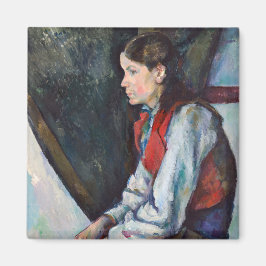 Paul Cezanne - Boy i Red Vest Magnet