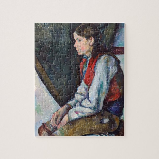 Paul Cezanne - Boy i Red Vest Pussel (Vertikal)