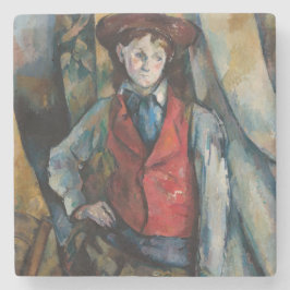 Paul Cezanne - Boy i Red Vest Stenunderlägg