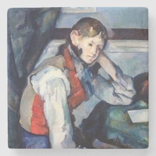 Paul Cezanne - Boy i Red Vest Stenunderlägg
