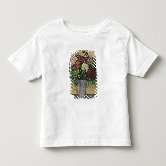 Paul Cezanne | bukett av blommor i en vas, c.187 Tee (Framsida)