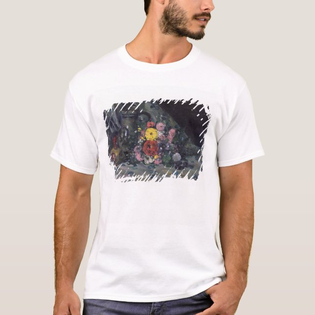 Paul Cezanne | bukett av gula Dahlias, c.1873 Tee Shirt (Framsida)