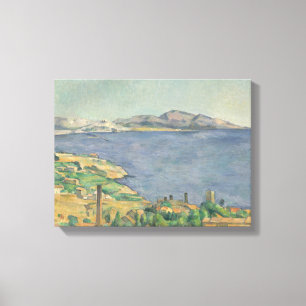 Paul Cezanne Bukt av Marseille Seen från L' Canvastryck
