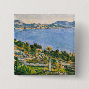 Paul Cezanne - Bukt i Marseille från Estaque Knapp