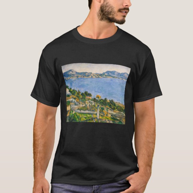 Paul Cezanne - Bukt i Marseille från Estaque T Shirt (Framsida)