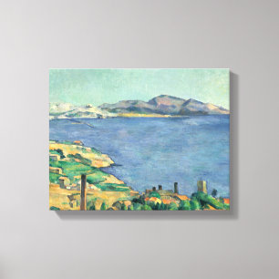 Paul Cezanne - Bukt i Marseilles Canvastryck