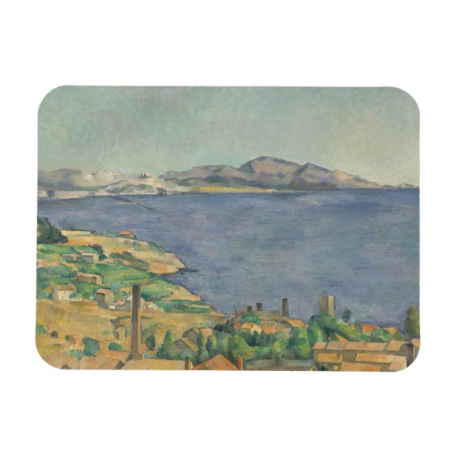 Paul Cezanne | Bukt i Marseilles Seen från L' Magnet (Horisontell)