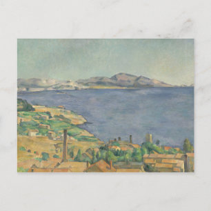Paul Cezanne Bukt i Marseilles Seen från L' Vykort