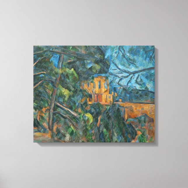 Paul Cezanne | Chateau Noir, 1900-04 (olja på canv Canvastryck (Framsida)