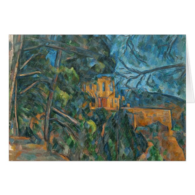Paul Cezanne | Chateau Noir, 1900-04 (olja på canv Hälsningskort (Framsidan Horizontal)