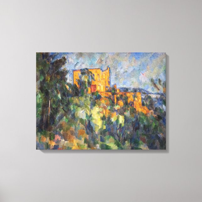 Paul Cezanne - Chateau Noir Canvastryck (Framsida)
