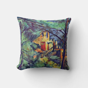 Paul Cezanne - Chateau Noir Det Svarta Herrgården Kudde