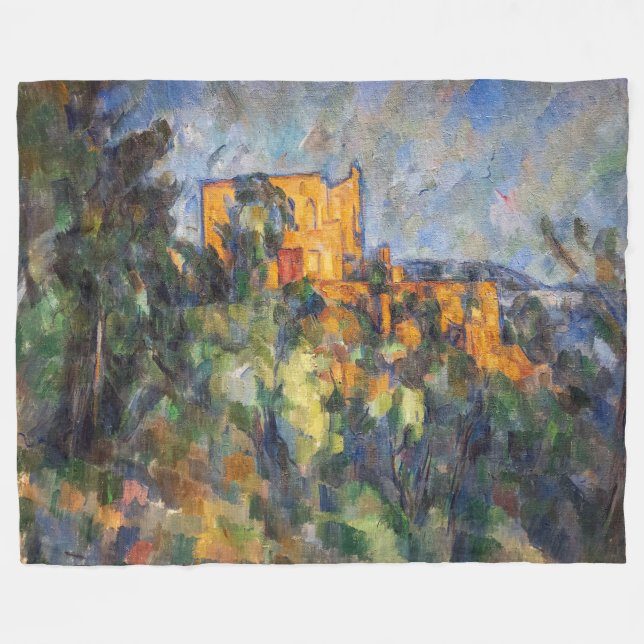 Paul Cezanne - Chateau Noir Fleecefilt (Framsidan (Horisontell))
