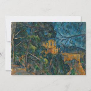 Paul Cezanne - Chateau Noir Inbjudningar