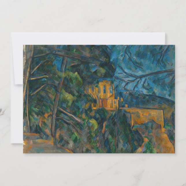 Paul Cezanne - Chateau Noir Inbjudningar (Framsida)