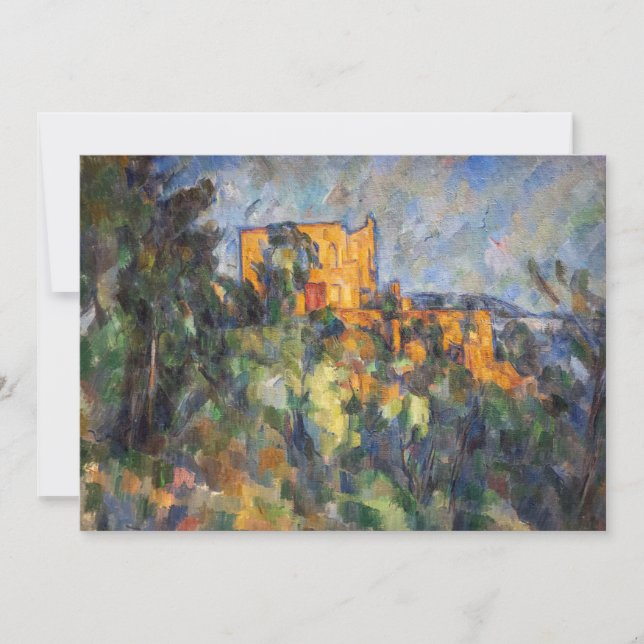 Paul Cezanne - Chateau Noir Inbjudningar (Framsida)
