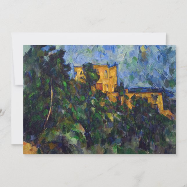 Paul Cezanne - Chateau Noir Inbjudningar (Framsida)