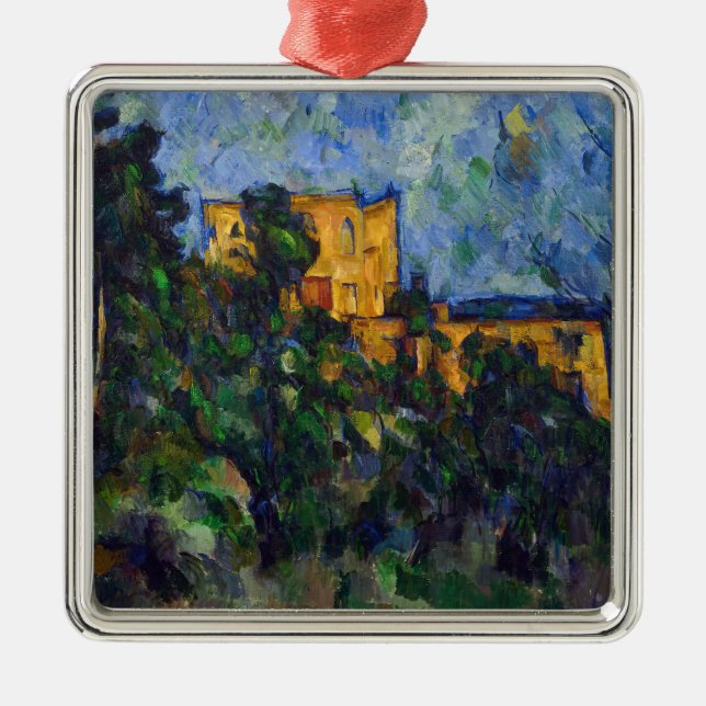 Paul Cezanne - Chateau Noir Julgransprydnad Metall (Framsidan)