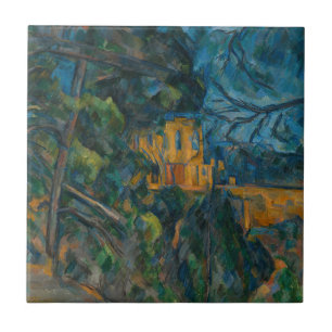 Paul Cezanne - Chateau Noir Kakelplatta