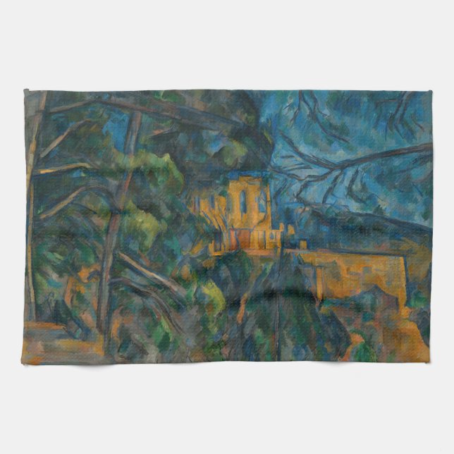 Paul Cezanne - Chateau Noir Kökshandduk (Horisontell)