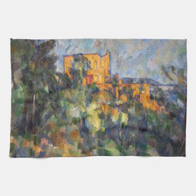 Paul Cezanne - Chateau Noir Kökshandduk (Horisontell)