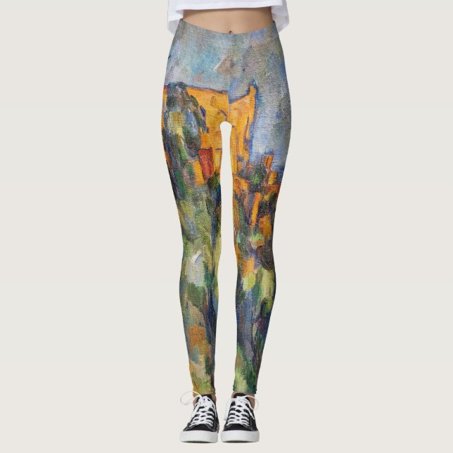Paul Cezanne - Chateau Noir Leggings (Framsida)