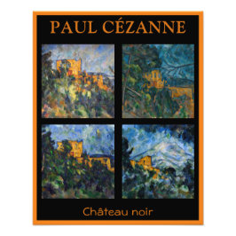 Paul Cezanne - Chateau Noir-mästerverk Fototryck